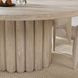 Tiber Cream Washed 70" Round Dining Table