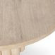 Tiber Cream Washed 55" Round Dining Table