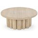 Tiber Cream Washed Round Coffee Table