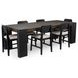 Deaven Toasted Brown 94" Rectangular Dining Table