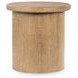Runa Khaki Mist Round End Table