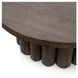 Tiber Toasted Brown Round Coffee Table