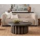 Tiber Toasted Brown Round Coffee Table