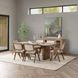 Vander Tawny Brown 84" Rectangular Dining Table