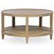 Devin Khaki Mist Round Coffee Table