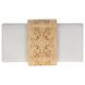 Kenan Creamy Ivory Rectangular Ottoman