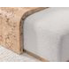 Kenan Creamy Ivory Rectangular Ottoman