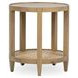 Devin Khaki Mist Round End Table
