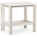 Devin Milk White Rectangular Nesting Accent Table