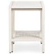 Devin Milk White Rectangular Nesting Accent Table