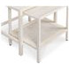 Devin Milk White Rectangular Nesting Accent Table