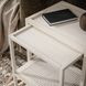 Devin Milk White Rectangular Nesting Accent Table