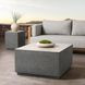 Marwin Dark Gray Square Outdoor Concrete Top Coffee Table