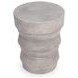 Anor Light Gray Round Outdoor Concrete Top Accent Table