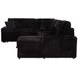 Devonshire Black 3 Piece Modular Sleeper Sectional
