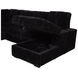 Devonshire Black 3 Piece Modular Sleeper Sectional