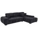 Octavia Black 2 Piece Modular Sectional