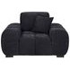 Octavia Black Upholstered Lounge Chair