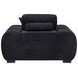 Octavia Black Upholstered Lounge Chair