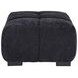 Octavia Black Rectangular Ottoman
