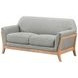 Vaughn Gray 61" Loveseat