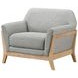 Vaughn Gray Upholstered Lounge Chair
