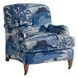 Sydney Cream and Blue Upholstered Chair