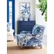 Sydney Cream and Blue Upholstered Chair