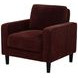 Ruth Rust Red Upholstered Accent Chair