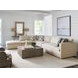 Colony Oatmeal Upholstered Bumper Ottoman