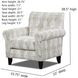 Kittery Dove Beige and White Upholstered Accent Chair