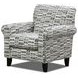 Universal Denim Cream and Gray Upholstered Accent Chair
