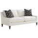 Belmont Apartment White 77" Upholstered Sofa