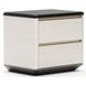 Madera Opal Ash and Walnut 2 Drawer Nightstand