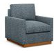Meadow View Blue Upholstered Swivel Chair