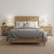 Emilia Natural King Platform Bed