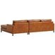 Horizon Brown Leather Upholstered LAF Sectional