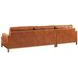 Horizon Brown Leather Upholstered RAF Sectional