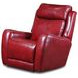 View Point Crimson Leather Rocker Power Recliner with USB Charging