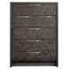 Kinsley Black Heron 5 Drawer Chest