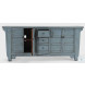 Crafton Blue 3 Drawer Sideboard
