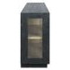 Larson Carbon Black 4 Glass Door Buffet