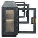 Larson Carbon Black 4 Glass Door Buffet