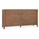 Corda Nut Brown and Natural 6 Drawer Dresser