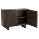 Roya Toasted Brown 2 Door Accent Cabinet