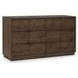 Santa Clara Toasted Brown 6 Drawer Dresser