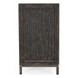 Lisbon Weathered Black and Travertine 4 Door Buffet