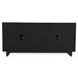 Anton Black and Natural 4 Door Accent Cabinet