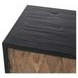 Anton Black and Natural 4 Door Accent Cabinet