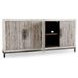 Lisbon Timeworn Cream and Travertine 4 Door Buffet